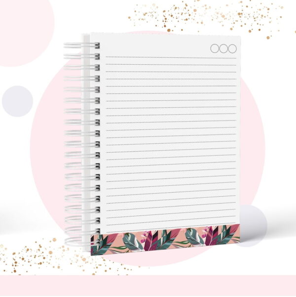 Caderno Floral - Modelo 2 - Arquivo Digital - Imagem 2