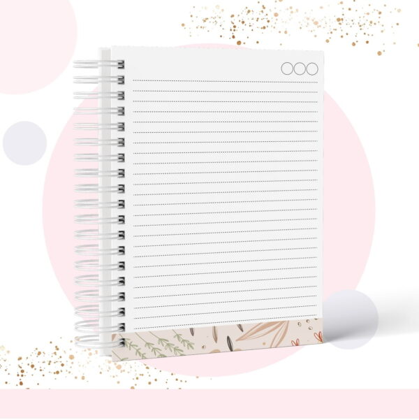 Caderno Floral - Modelo 6 - Arquivo Digital - Imagem 2