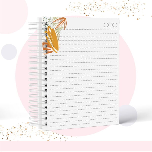 Caderno Floral - Modelo 9 - Arquivo Digital - Imagem 2