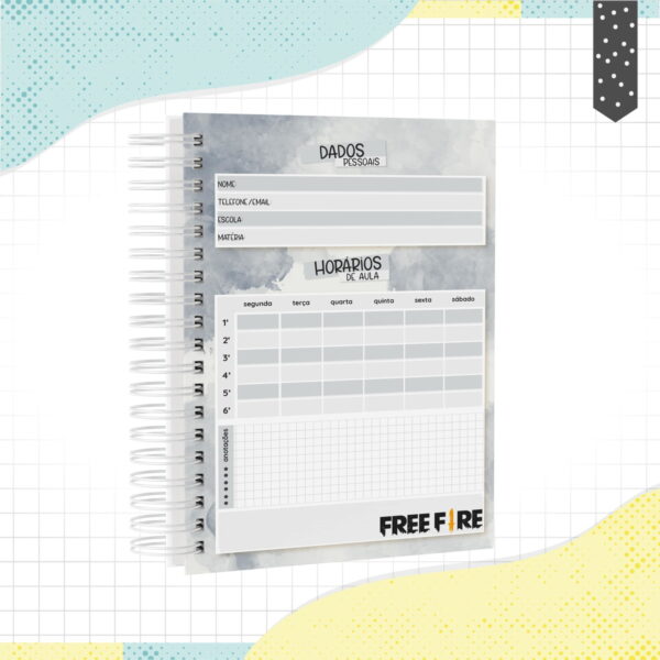 Caderno FreeFire - Arquivo Digital - Imagem 2