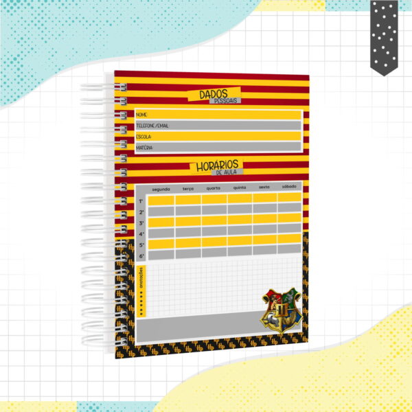 Caderno Harry Potter - Arquivo Digital - Imagem 2