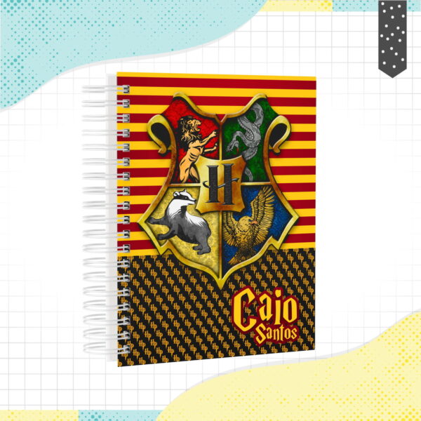 caderno harry potter arquivo digital encadernacao digital