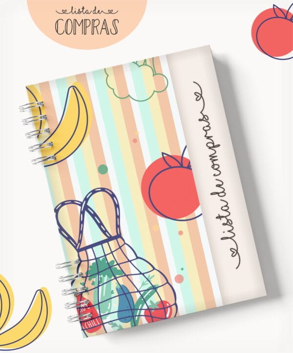 Caderno Lista de Compras MOD02- Arquivo Digital - Imagem 2