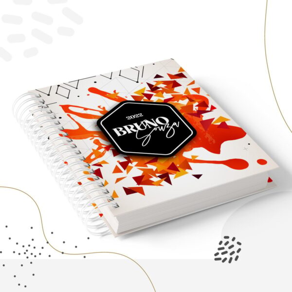 caderno masculino modelo 18 arquivo digital papel e cia
