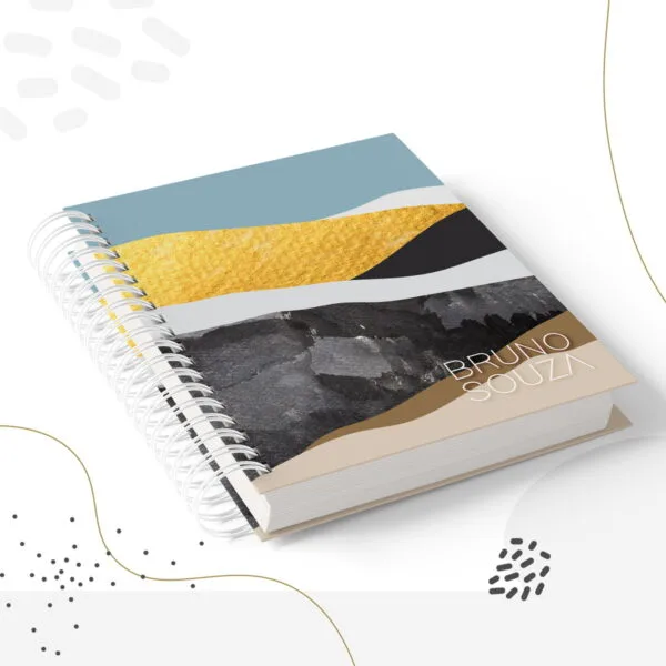 Caderno Masculino - Modelo 3 - Arquivo Digital