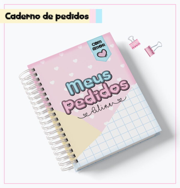 caderno meus pedidos 01 arquivo digital papel e cia
