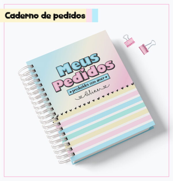 caderno meus pedidos 04 arquivo digital organizacao