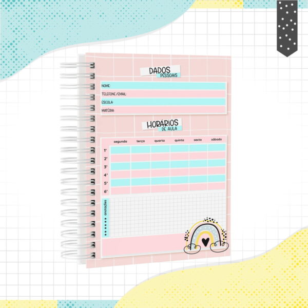 Caderno Minimalista Menina - Arquivo Digital - Imagem 2