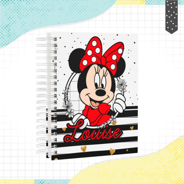 caderno minnie arquivo digital scrapbook