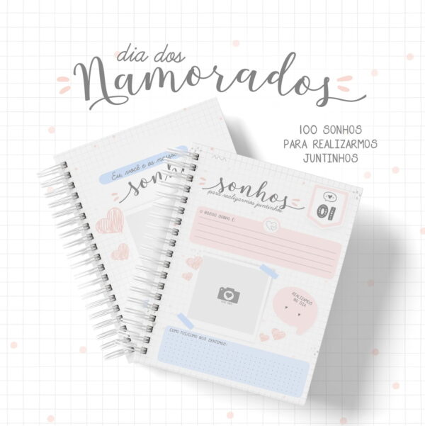 Caderno 100 Sonhos para realizarmos juntinhos - Imagem 2