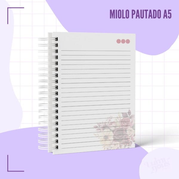 Caderno Pautado A5 Alfabeto - Arquivo Digital - Imagem 2