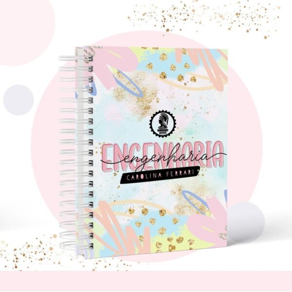 caderno pautado profissao engenharia arquivo digital papelaria