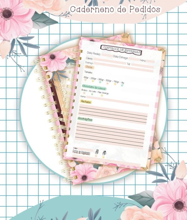 Caderno Pedidos Páscoa Mod4 - Arquivo Digital - Imagem 2