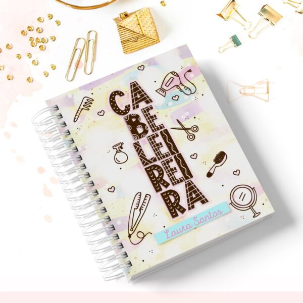 caderno profissao cabeleireira