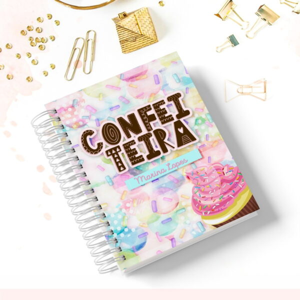caderno profissao confeitaria