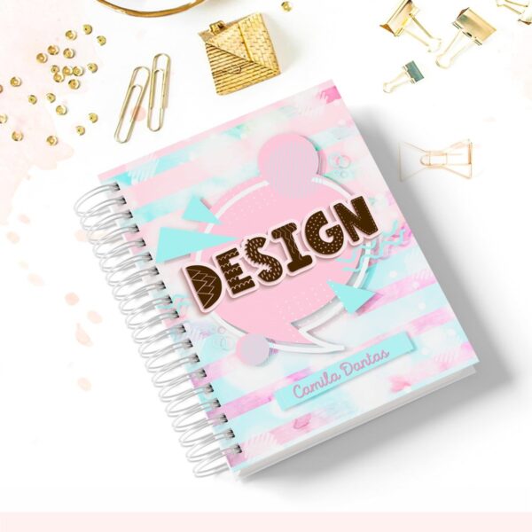 caderno profissao design