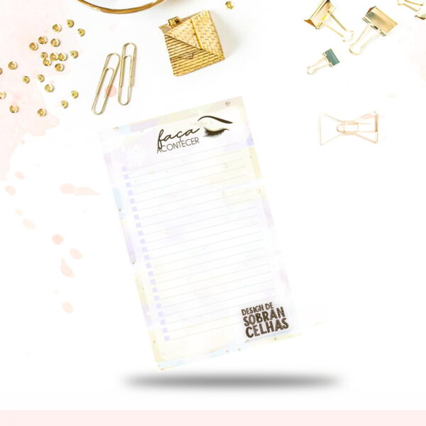 Caderno Profissão Design de Sobrancelhas - Arquivo Digital - Imagem 4