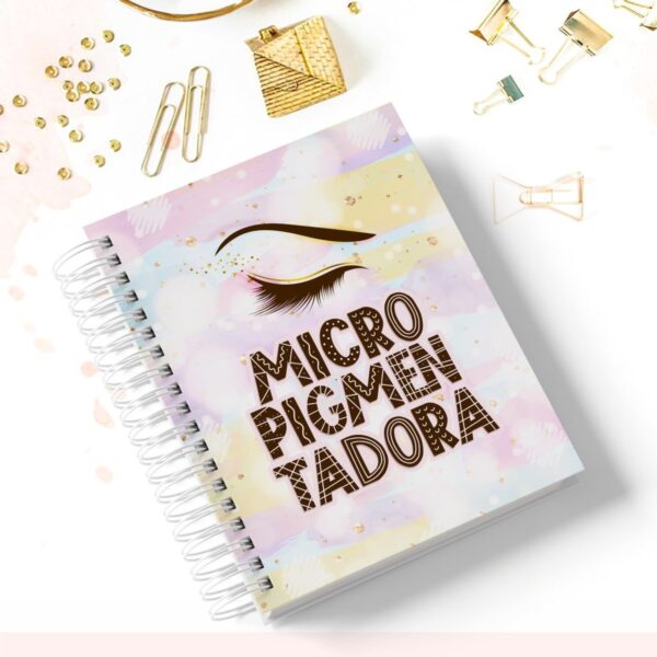 caderno profissao micropigmentadora stiker
