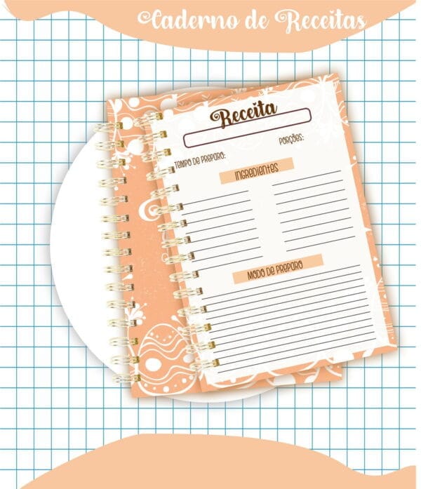 Caderno Receitas Páscoa Mod01 - Arquivo Digital