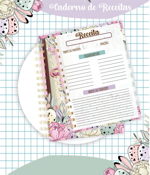 Caderno Receitas Páscoa Mod03 - Arquivo Digital - Imagem 2