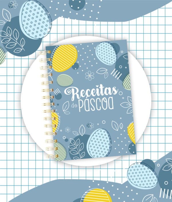 Caderno Receitas Páscoa Mod05 - Arquivo Digital - Imagem 2
