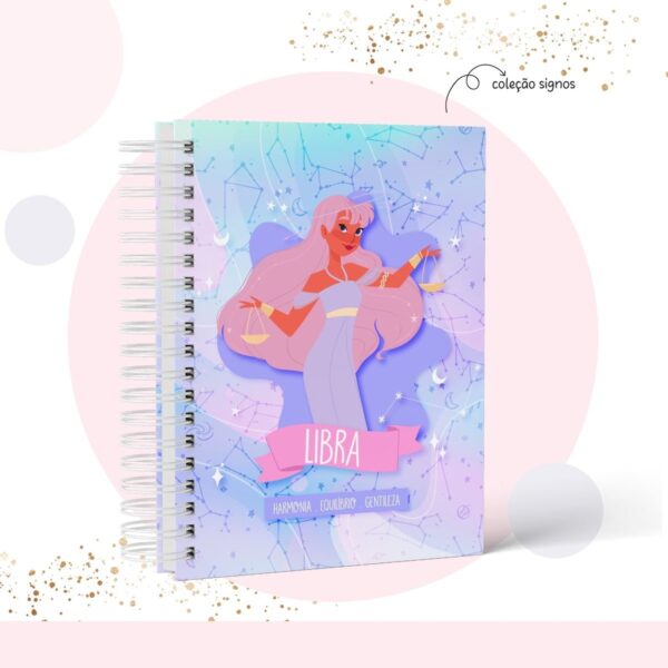 caderno signo libra arquivo digital planners 1