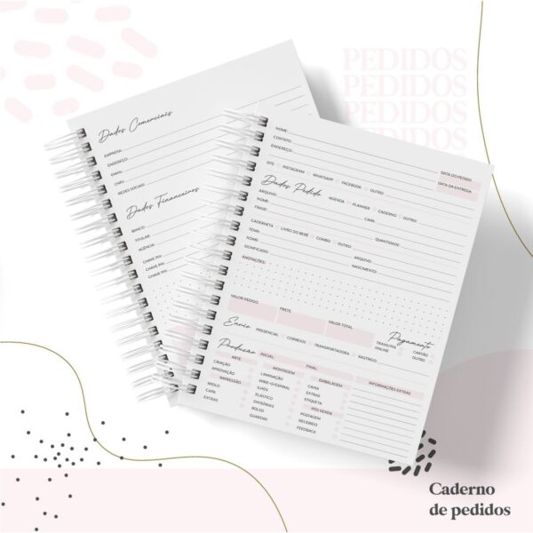 Cadernos de Pedidos Encadernação - Arquivo Digital - Imagem 2