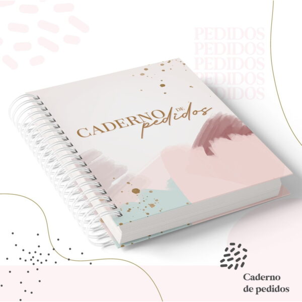 cadernos de pedidos encadernacao arquivo digital papelaria
