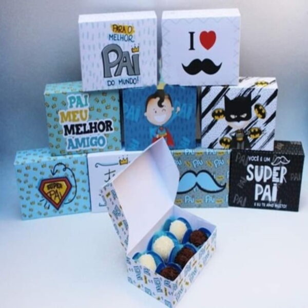 caixa 6 doces dia dos pais arquivo digital pdf