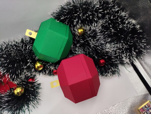 Caixa Bola de Natal - pdf e Studio - Imagem 4
