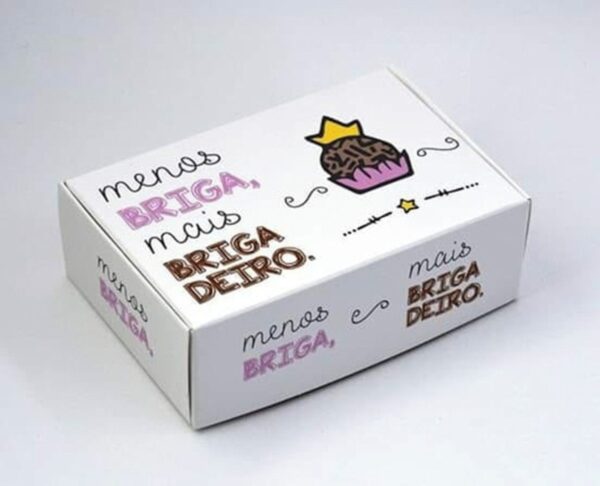 caixa para brigadeiro arquivo de corte papel e scrapbook