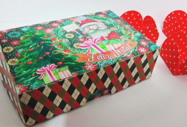 Caixas 06 Doces com Cola Natal - Arquivo Digital - Imagem 3