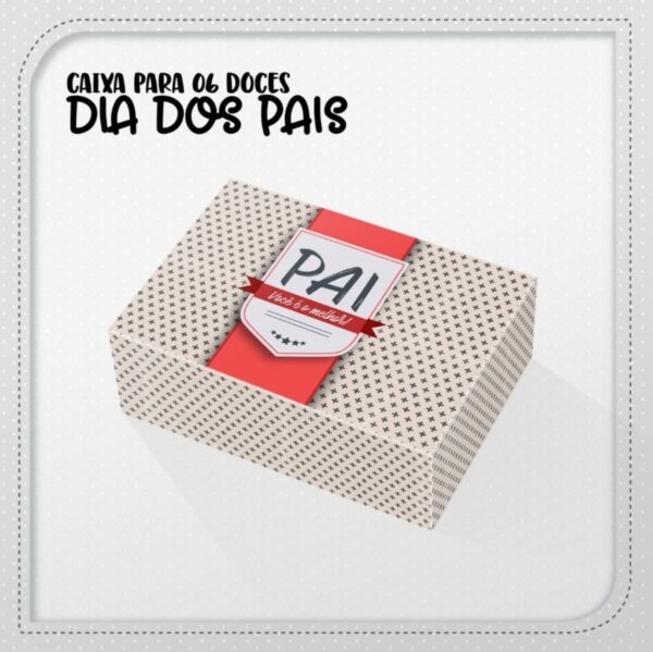 Caixas 06 Doces Dia dos Pais - Arquivo Digital - Imagem 2