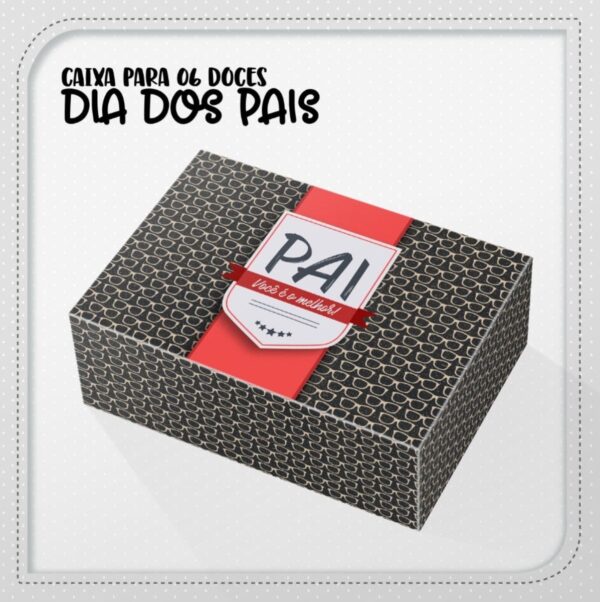 Caixas 06 Doces Dia dos Pais - Arquivo Digital - Imagem 4