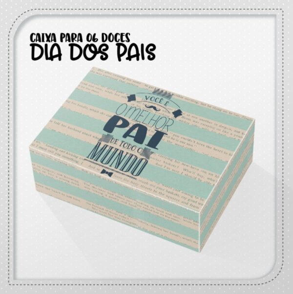 Caixas 06 Doces Dia dos Pais - Arquivo Digital - Imagem 3