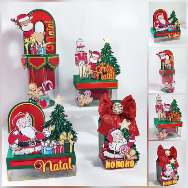 caixas acetato natal noel pdf e studio silhouette