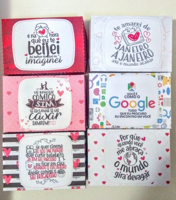 caixas doces temas musicais arquivo digital papelaria