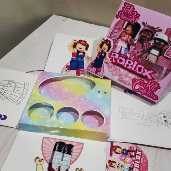 Caixas Explosões Páscoa Infantil - Arquivo Digital - Imagem 3
