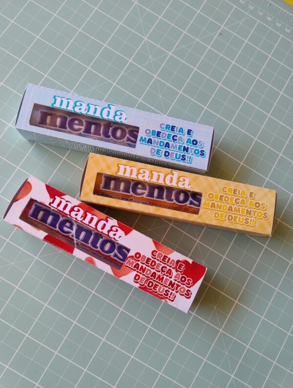 Caixinha Mandamentos Mentos - pdf e Png - Imagem 3