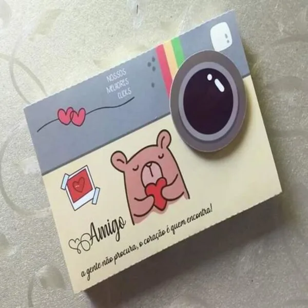 Caixinha Para Fotos Polaroid - Arquivo Digital