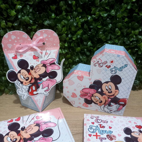 Caixinhas Mickey e Minnie Namorados - Studio - Imagem 2