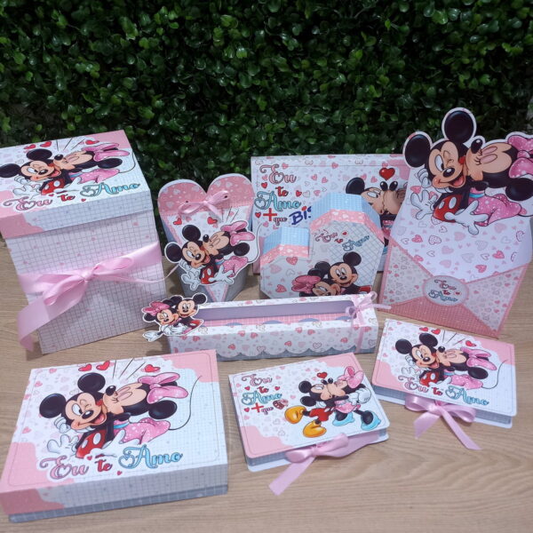 caixinhas mickey e minnie namorados studio presente namorados