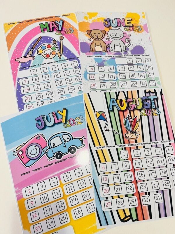 Calendário Infantil 2023 Pedagógico Arquivo Digital Em Pdf