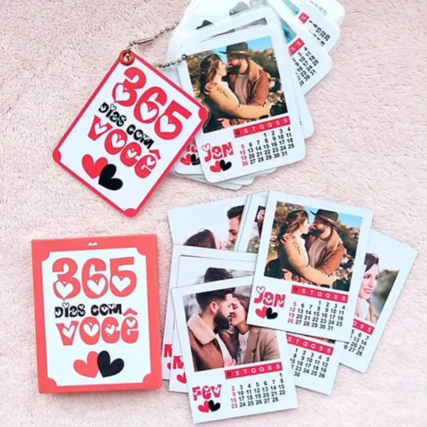 Calendário Polaroides do Amor 365 Dias - Baixe Agora
