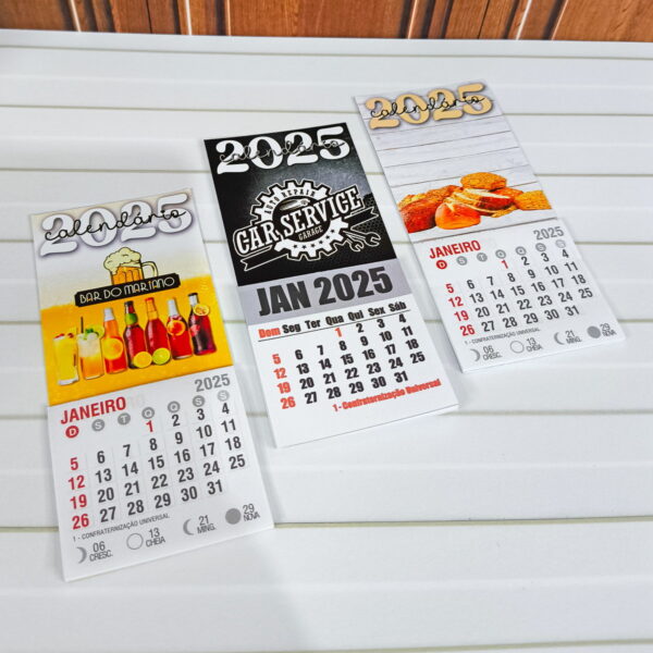 Calendários 2025 Neutros - Arquivo Digital - Imagem 2