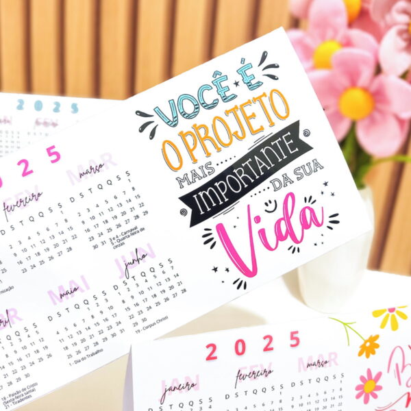 Calendários de Mesa 2025 - Arquivo Digital - Imagem 3