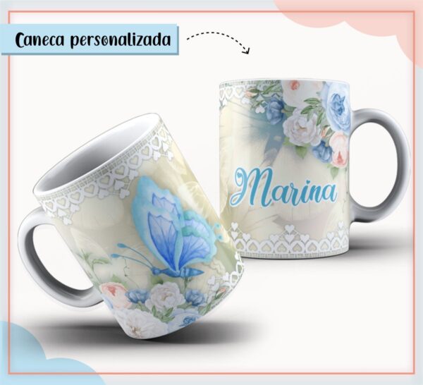 caneca borboleta arquivo digital caneca borboleta 2