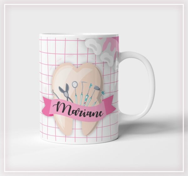 caneca dentista profissoes arte digital arte para canecas 1