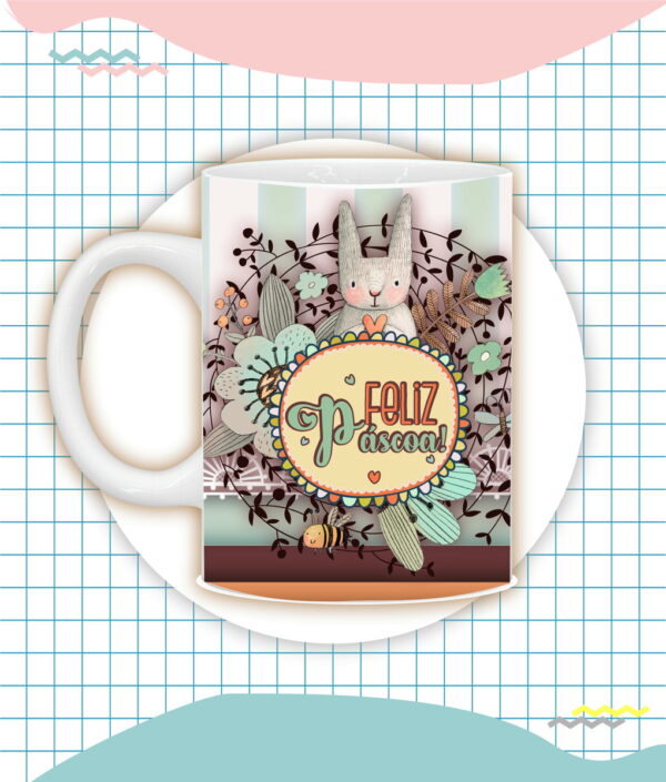 caneca pascoa 1 arquivo digital personalizadas