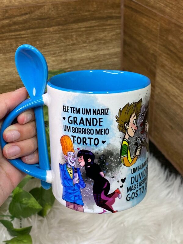 caneca sorriso torto ele png sublimacao